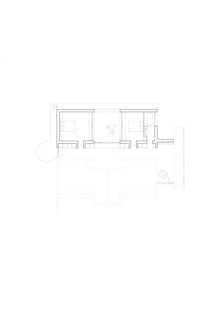 Floor plan of Les Blanches de Payzac by Alors Studio
