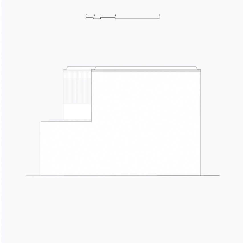 South elevation of infill home by Gró Works in Dublin, Ireland.