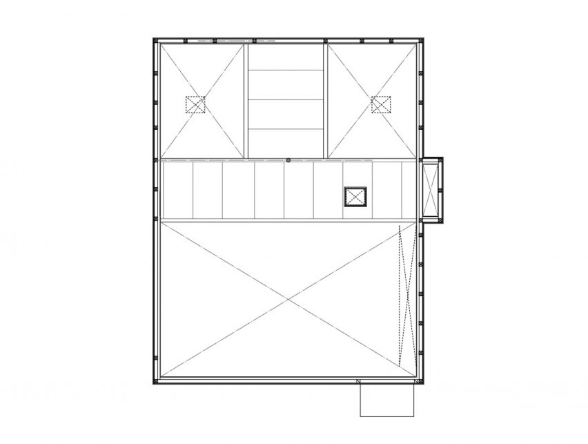 First floor plan of Yamaguchicho House in Japan by Slow