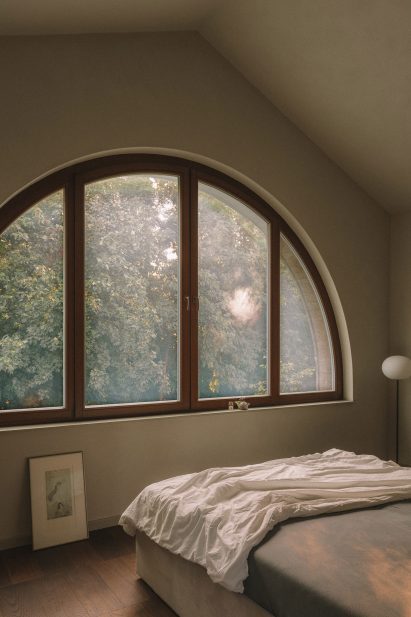 Semi-circular window
