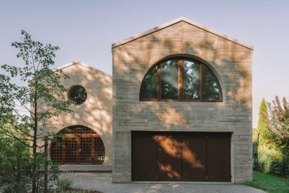Gable fronts of Duplex by Atelier ST