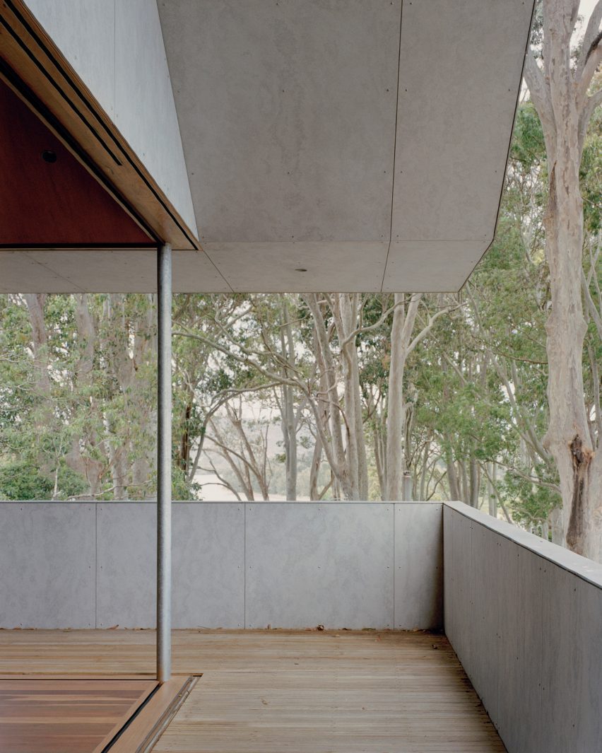 Exterior deck of Mossy Point in New South Wales