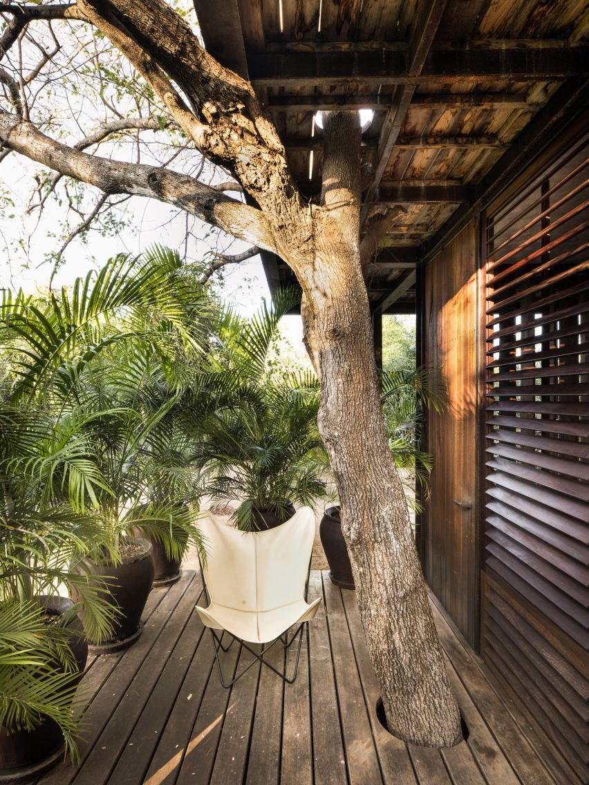Balcony of Falcon House in Kenya