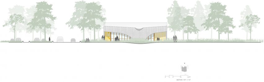 Brooks Scarpa Field House plans