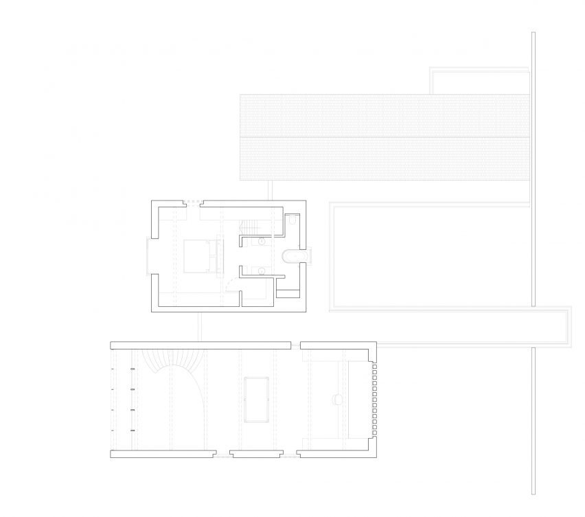 Floor plan of Lowater in Marlow, UK by Fletcher Crane Architects