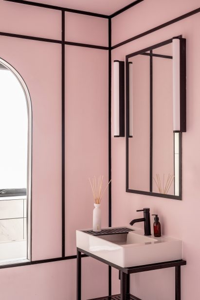 Pink bathroom
