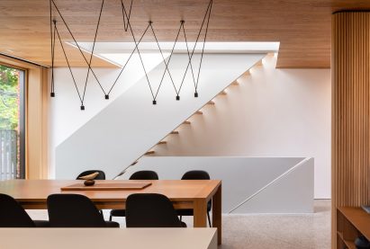 Timber accents on the interior