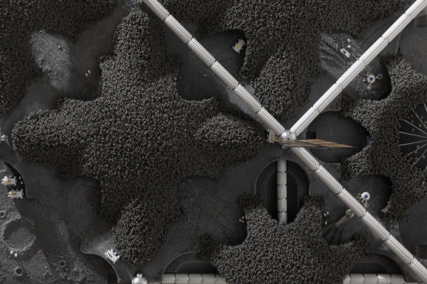 Lunar base by Hassell