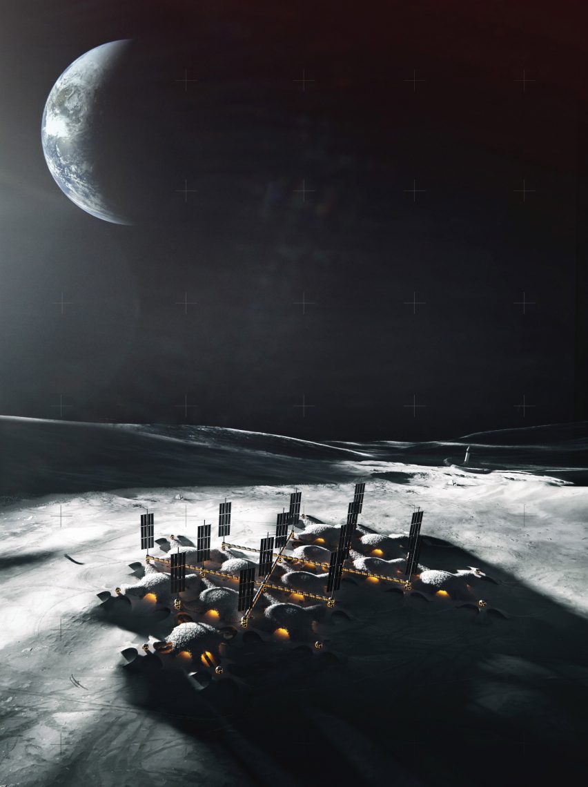 Lunar base by Hassell