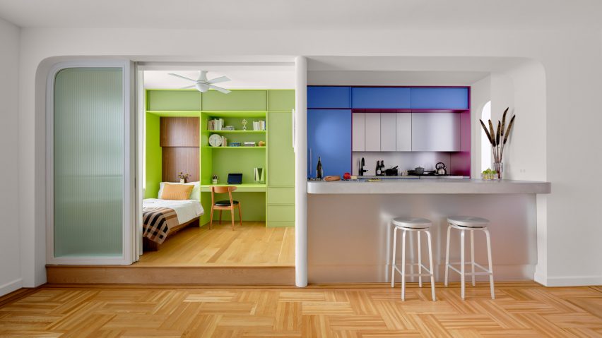 Ideas of Order selects bright colours for New York apartment renovation