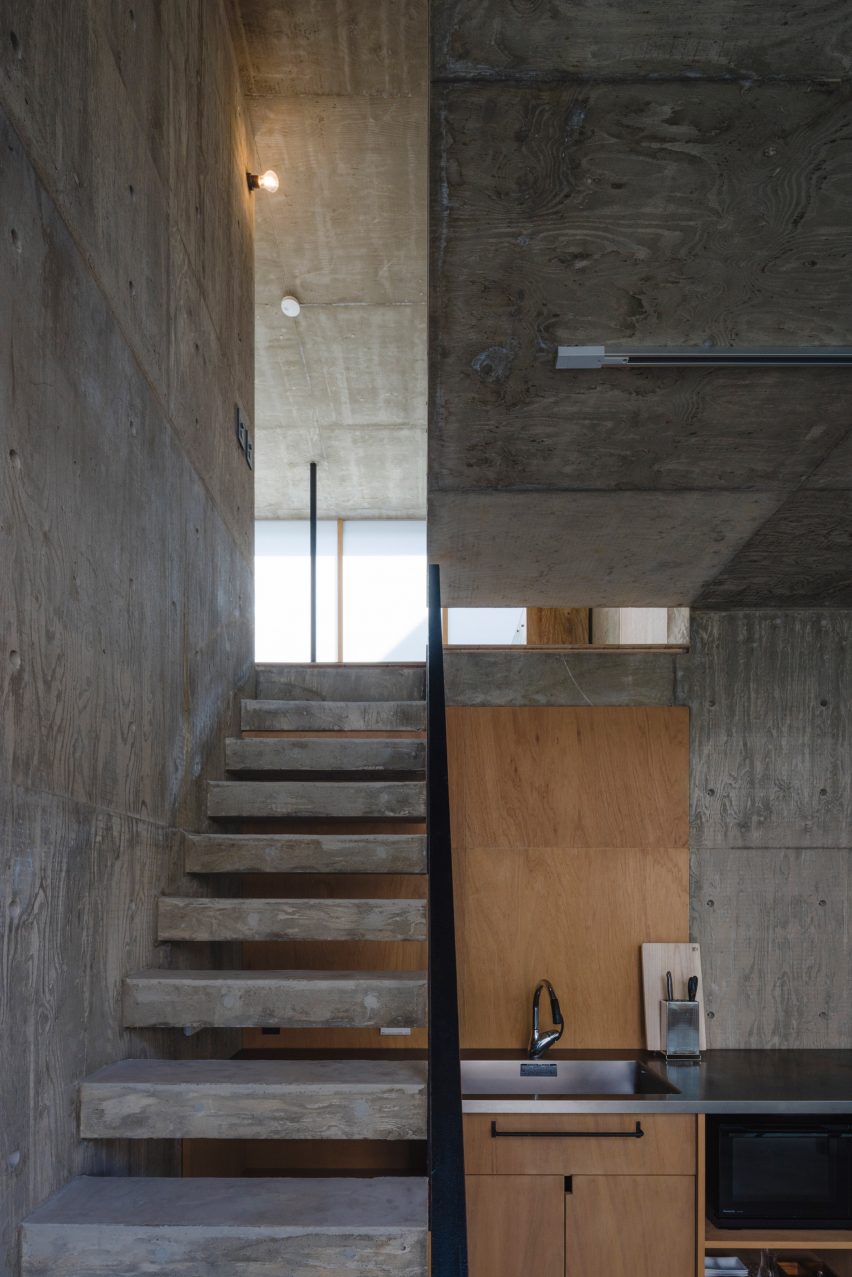 Check patterned house in Japan by IGArchitects