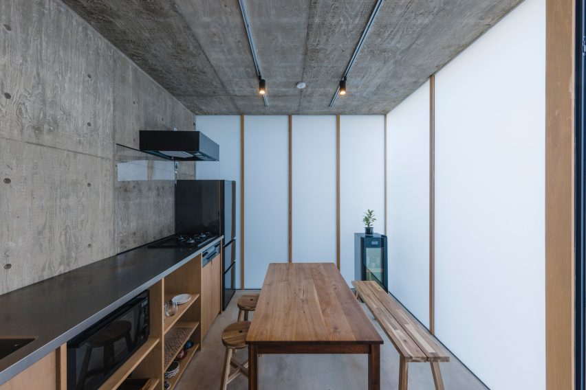 Check patterned house in Japan by IGArchitects