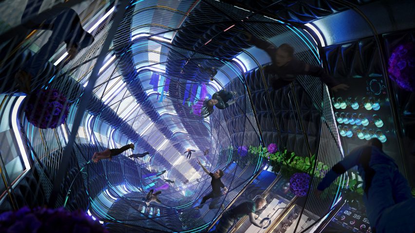 Space elevator designed by Jordan William Hughes