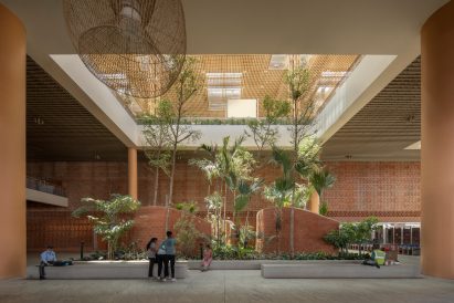 Seating space at Kempegowda International Airport by SOM