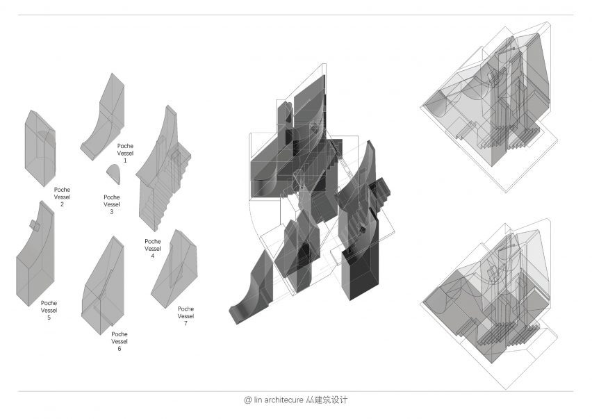 Concrete Pavilion by Lin Architecture in rural China