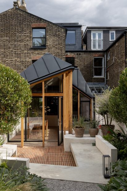 Angular London house extension