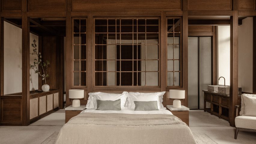 Bedroom of Manna hotel by K-Studio and Mongon