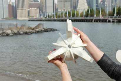 Bio-cement structure in New York City