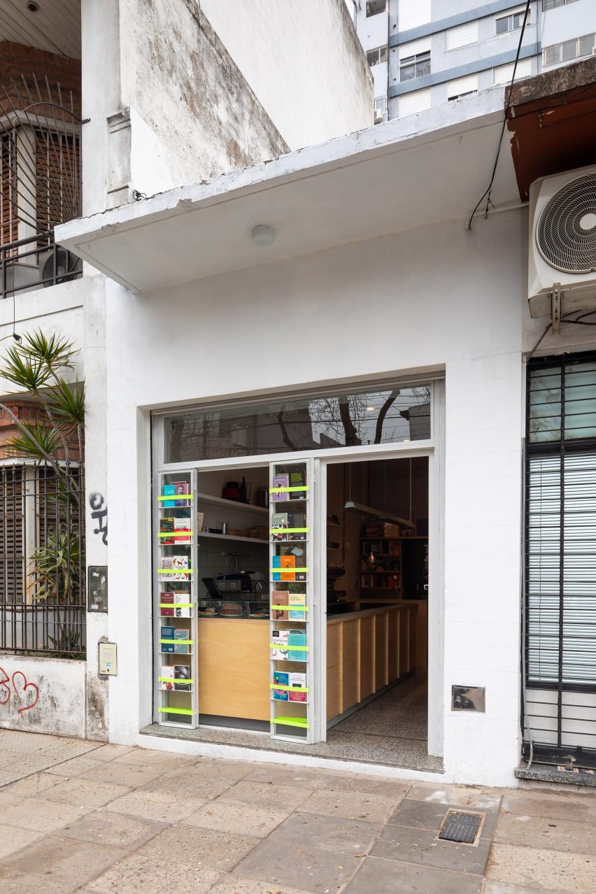 The facade of a bookstore