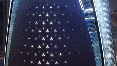 Mercedes skyscraper in Dubai