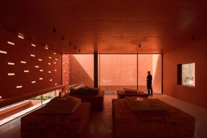 Interior view of Red Box in Nanjing, China
