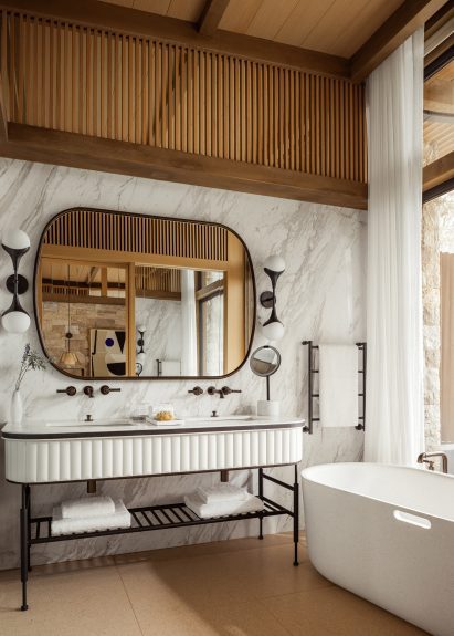 Bathroom inside the One&Only Aesthesis resort