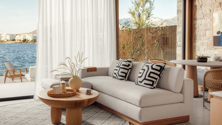 Living room at the One&Only Aesthesis resort