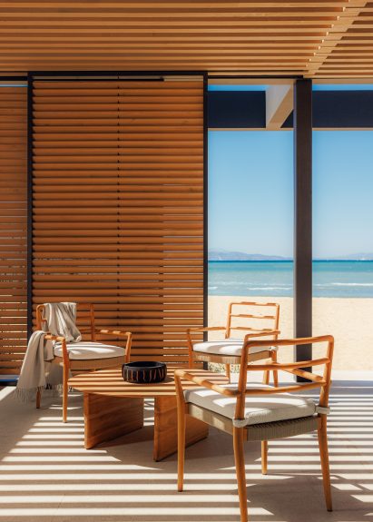 Sitting area inside the One&Only Aesthesis resort