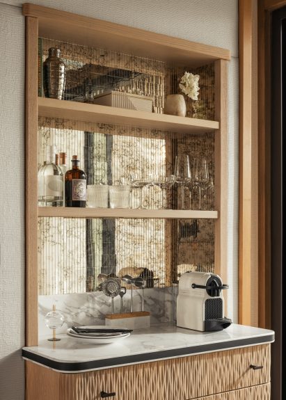 Bar area in a bedroom in the resort