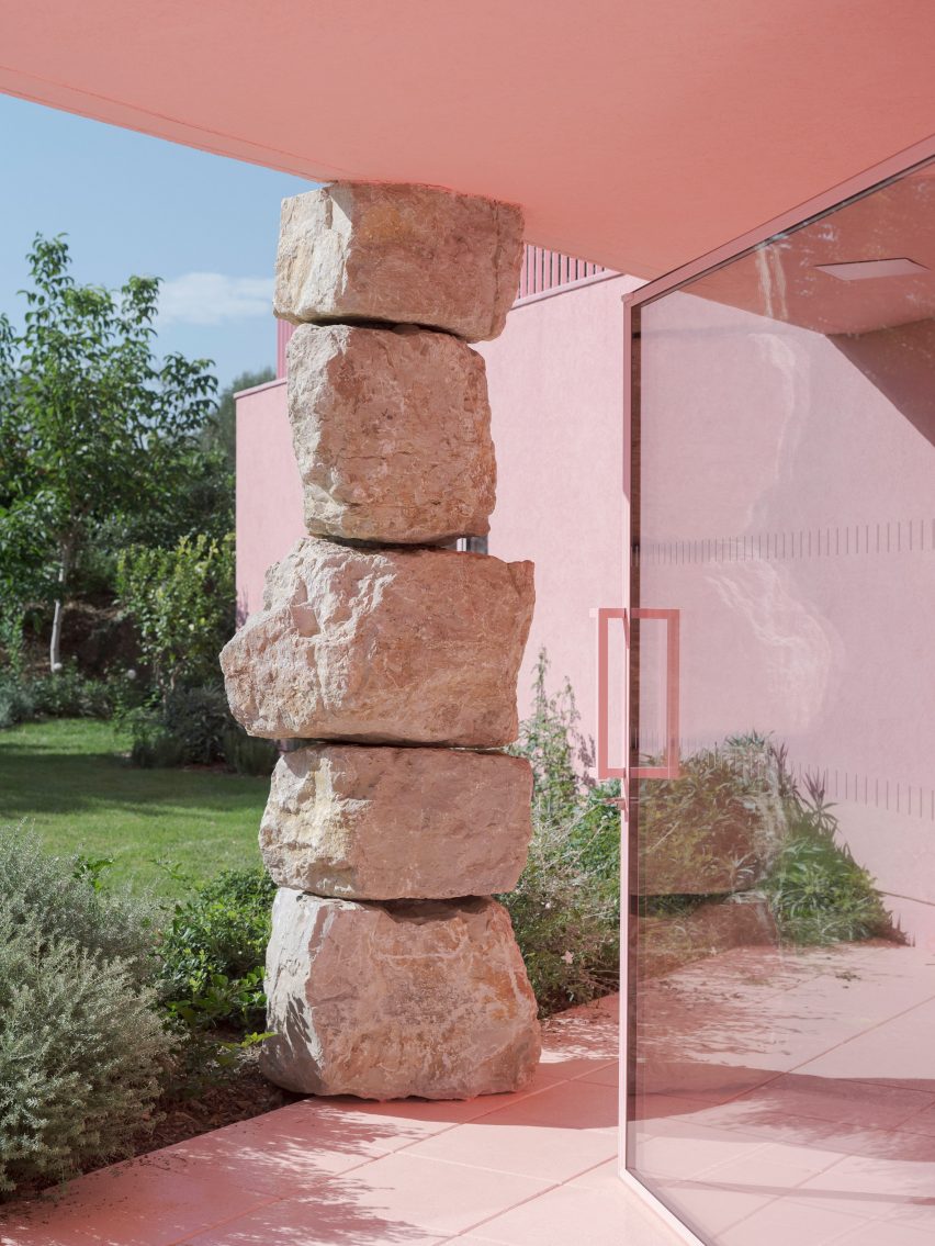 Porch at Domaine de la Rosa for Lancôme by Nem Architectes