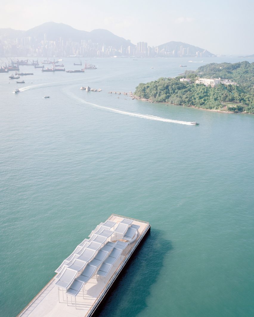 Promenade on a Hong Kong harbour by New Office Works
