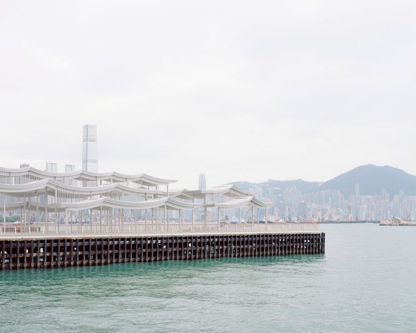 Promenade on a Hong Kong harbour by New Office Works
