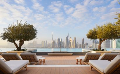 Rooftop infinity pool of One Za'abeel by Nikken Sekkei