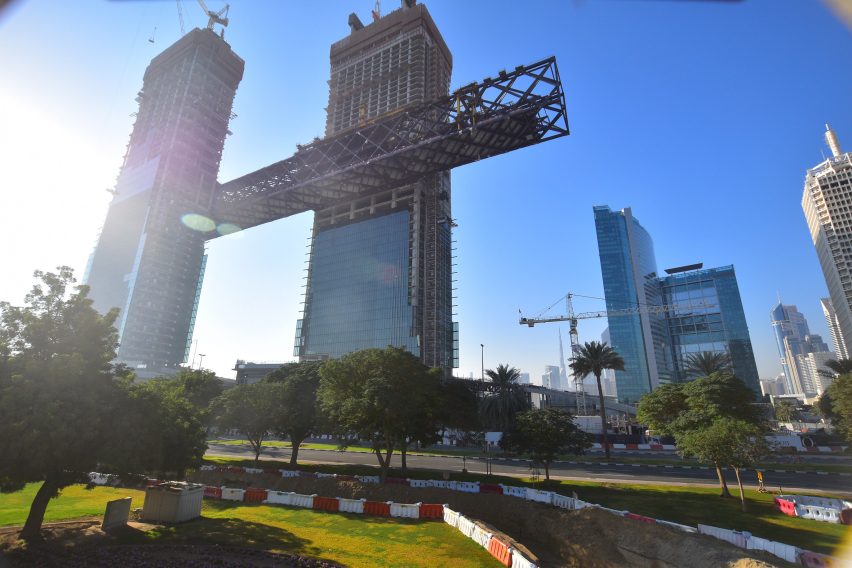 Construction photo of One Za'abeel by Nikken Sekkei