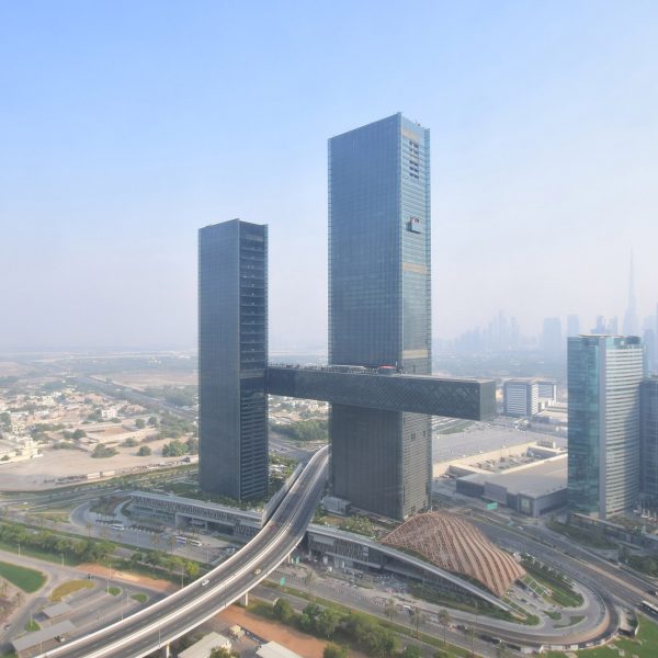 Aerial view of One Za'abeel by Nikken Sekkei