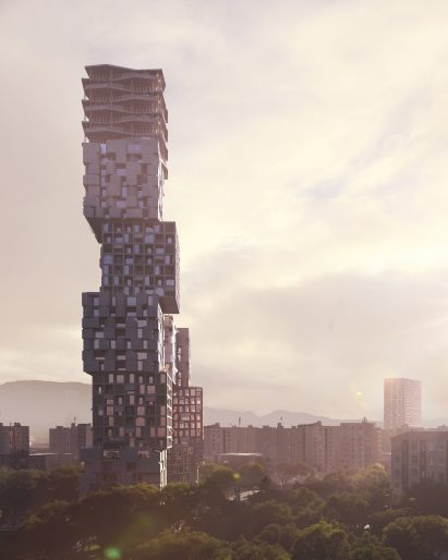 Hora Vertikale mixed-use skyscraper in Tirana