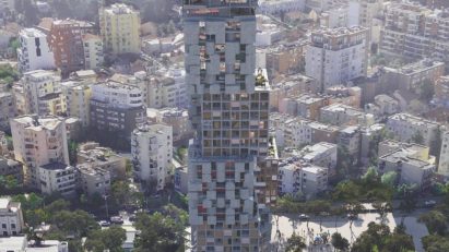 Staggered skyscraper in Tirana by OODA