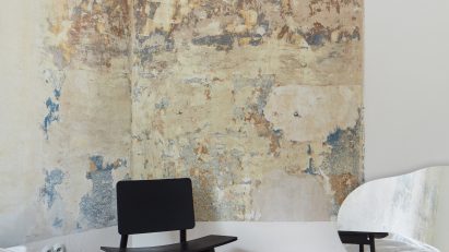 Plus One Architects uncovers original paintwork of 100-year-old Czech apartment