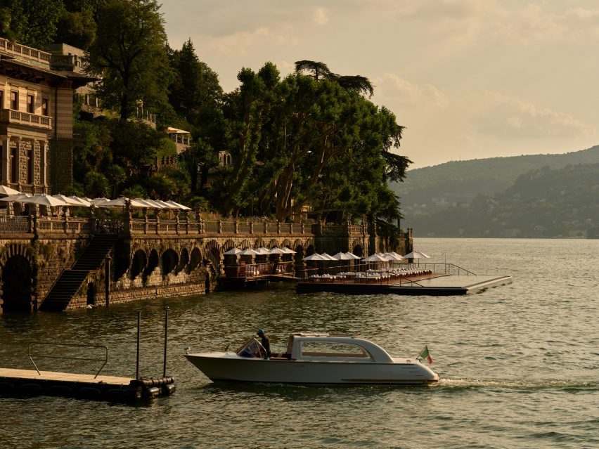 Infinity pool and spa at Lake Como, Italy, by Herzog & de Meuron