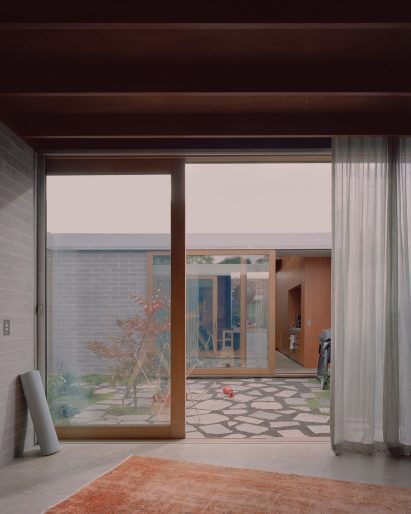 View from multipurpose room in Quarry House in Melbourne