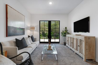 Interior of apartment building