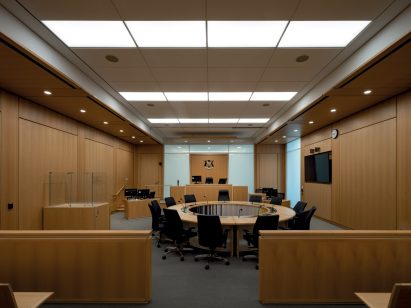 Beechwood courtroom Toronto courthouse