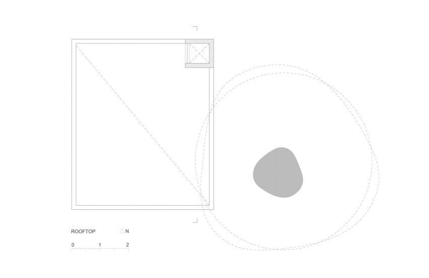 Rooftop floor plan