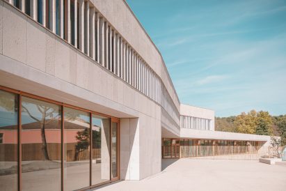 Exterior view of Auguste Benedict School in Cabriès, France