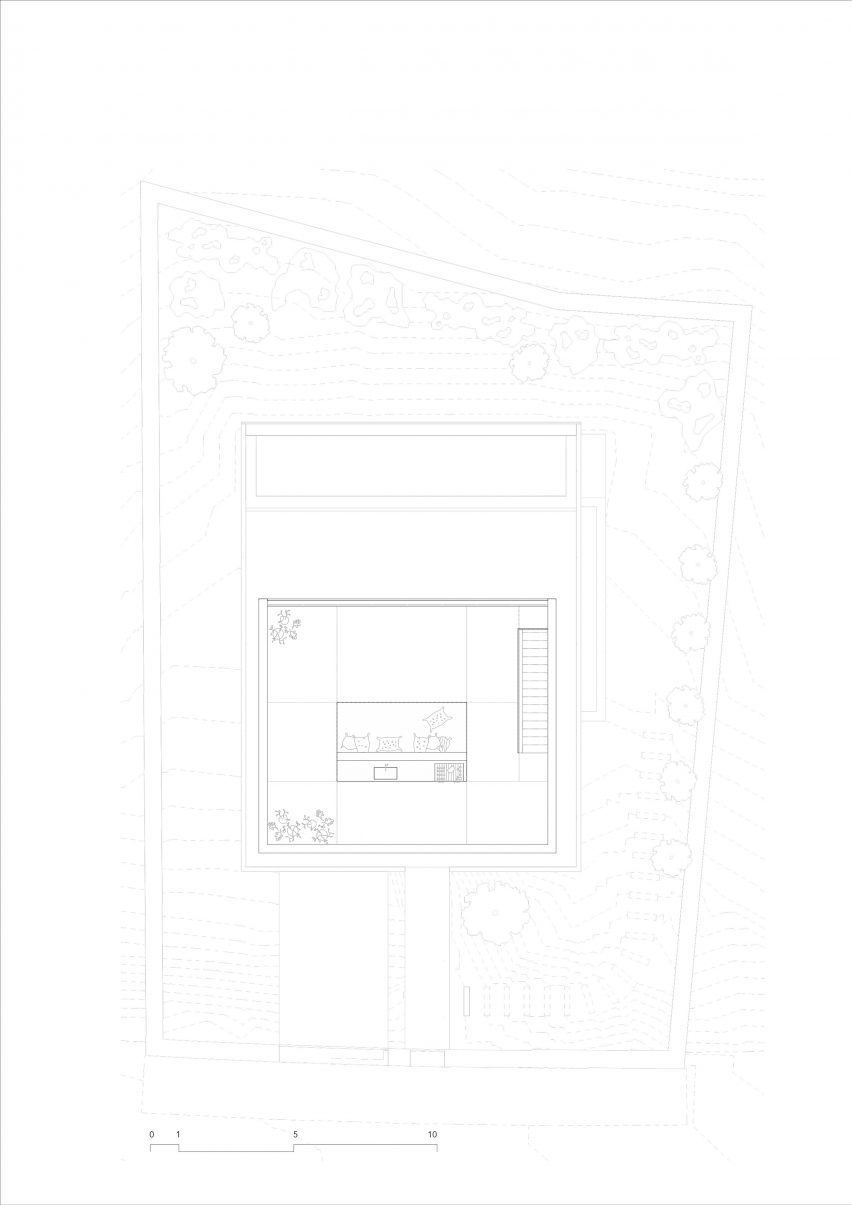 Floor plan of Shift House by Nomo Studio