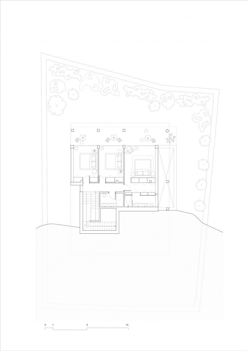 Floor plan of Shift House by Nomo Studio