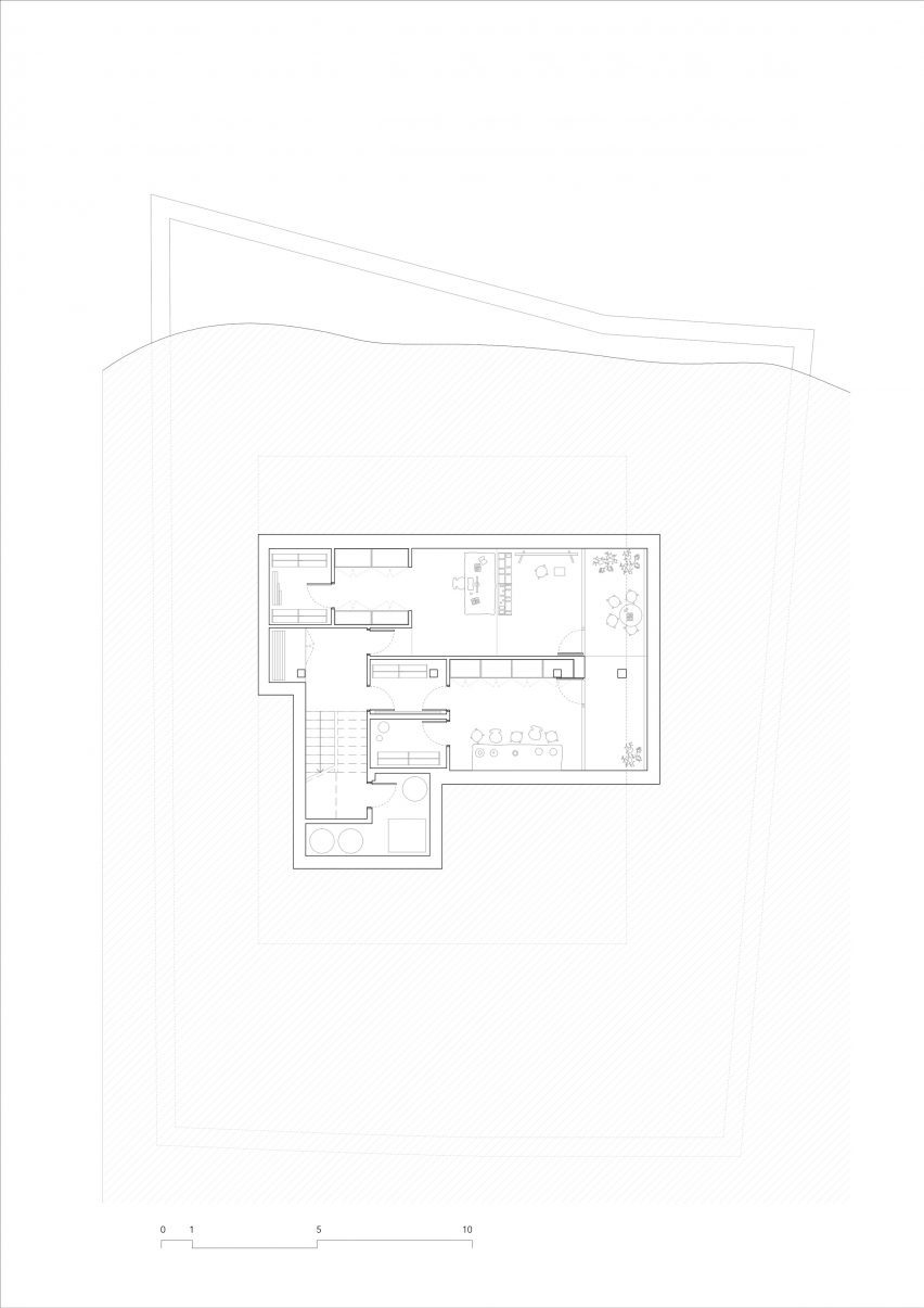 Floor plan of Shift House by Nomo Studio