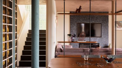 Living room interior of Black Diamond house by YSG