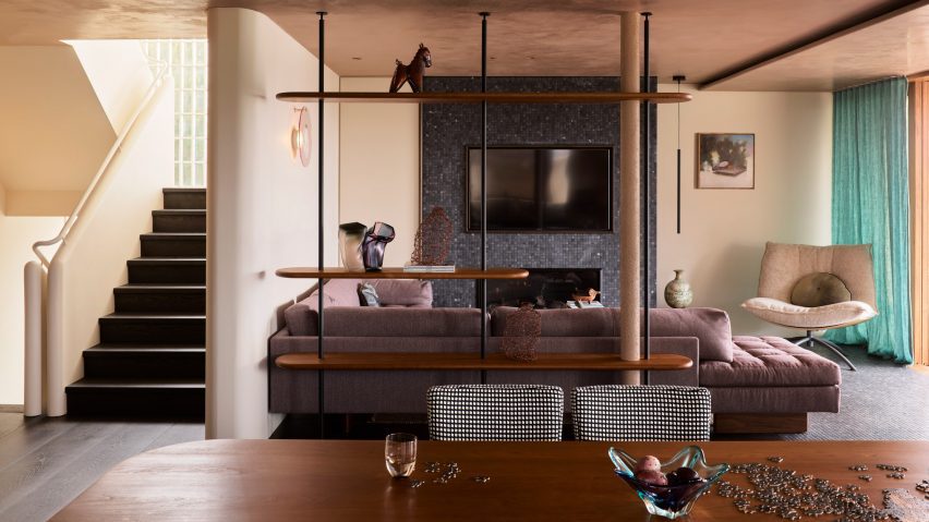 Living room interior of Black Diamond house by YSG