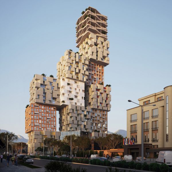 Hora Vertikale skyscraper in Tirana by OODA